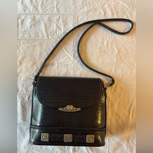 Vintage Brighton leather croc bag